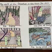 My project in Illustrated Life Journal: A Daily Mindful Practice course. Fine Arts, Sketching, Creativit, Drawing, and Sketchbook project by joymhill2 - 01.01.2022