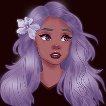 Mon projet du cours : Portrait de personnages féminins avec Procreate. Projekt z dziedziny Trad, c, jna ilustracja, Ilustracja c, frowa, R, sunek c i frow użytkownika Sandy - 02.01.2022