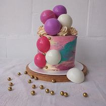 Mi Proyecto del curso: Cake design: técnicas decorativas modernas. Design, and DIY project by Ana Sofia Cardona Castro - 01.02.2022