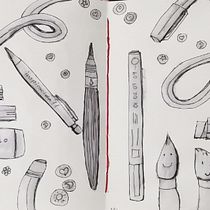 Mi Proyecto del curso: El arte del sketching: transforma tus bocetos en arte Ein Projekt aus dem Bereich Traditionelle Illustration, Bleistiftzeichnung, Zeichnung und Sketchbook von Caro Albarran - 03.01.2022