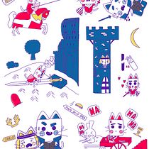 My project in Kawaii-Style Story Illustration course: Lancillotto della caretta. Traditional illustration, Character Design, Digital Illustration, and Manga project by Andrea Guardavilla - 01.03.2022