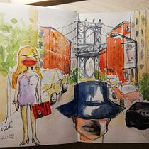 My project in Artistic Watercolor Sketching: Dare to Express Your Ideas course. Traditional illustration, Sketching, Creativit, Drawing, Watercolor Painting, and Sketchbook project by Natalie - 01.03.2022