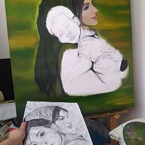 Mi Proyecto del curso: Retrato realista con lápiz de grafito. Traditional illustration, Fine Arts, Sketching, Pencil Drawing, Drawing, Portrait Drawing, Realistic Drawing, Artistic Drawing, and Figure Drawing project by Marce Restrepo - 01.03.2022