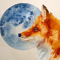 Mój projekt z kursu: Ekspresyjne portrety zwierząt w akwareli. Un projet de Illustration traditionnelle, Aquarelle, Dessin réaliste et Illustration naturaliste de Dagmara Wańczura - 03.01.2022