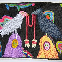 My project in Introduction to Punch Needle Embroidery course. Embroider, Punch Needle, and Textile Design project by Ivan Lopez - 01.03.2022