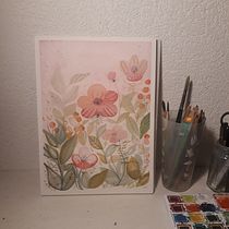 Mi Proyecto del curso: Acuarela floral: conecta con la naturaleza. Ilustração tradicional, Pintura, Pintura em aquarela e Ilustração botânica projeto de ilaria.jaja.derossi - 01.01.2022