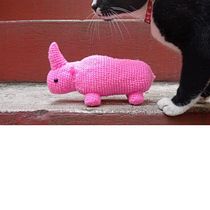 Mi Proyecto del curso: Rinoceronte rosadito . Arts, Crafts, To, Design, Fiber Arts, DIY, Crochet, Amigurumi, and Textile Design project by José Luis Urdapilleta - 01.02.2022