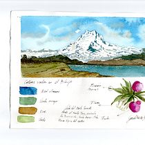 Mi Proyecto del curso: Cuaderno de viaje en acuarela. Projekt z dziedziny Trad, c, jna ilustracja, Malowanie akwarelą,  R, sunek architektoniczn i Sketchbook użytkownika Irlanda Stefany - 04.01.2022