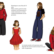 Mi Proyecto del curso: Creación de personajes manga. Traditional illustration, Character Design, Comic, and Manga project by Dominique Meza - 01.04.2022