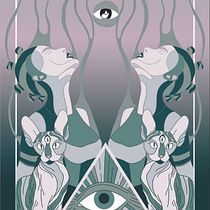 My project in Conceptualisation and Techniques of Digital Illustration course. Design, Traditional illustration, and Digital Illustration project by Kathryn Fuller - 01.03.2022