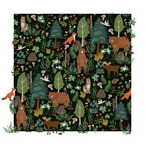 Mon projet du cours : Illustration numérique de motifs inspirés de la faune et la flore. Un progetto di Illustrazione tradizionale, Pattern design, Disegno, Illustrazione digitale e Illustrazione botanica di Florence Demange - 04.01.2022