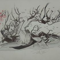La vida solamente es una. Projekt z dziedziny Trad, c, jna ilustracja,  R, sunek, R, sunek realist, czn, Ilustracja naturalist i czna użytkownika Francisco Ortiz Delgado - 28.12.2021