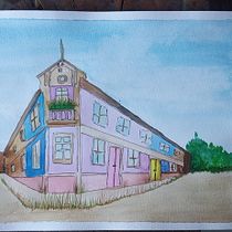 Mi Proyecto del curso: Cuaderno de viaje en acuarela. Projekt z dziedziny Malowanie akwarelą użytkownika Rommy Stock Contesse - 04.01.2022