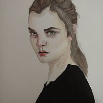 My project in Watercolor Portrait from a Photo course. Traditional illustration, Watercolor Painting, and Portrait Drawing project by Giuliana Luminare - 01.04.2022