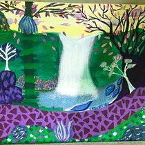Mi Proyecto del curso: Naturaleza con pintura acrílica: del cuaderno al lienzo . Traditional illustration, Painting, Acr, lic Painting, and Sketchbook project by Alejandra Valencia - 01.04.2022