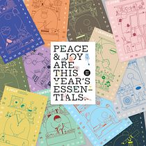 2022 CALENDAR POSTCARD SET : PEACE & JOY. Ilustração tradicional, Design gráfico, Marketing, Ilustração digital, e Business projeto de Sornsil Apichirapokey - 25.12.2021