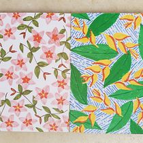 Meu projeto do curso: Patterns botânicos para sketchbook: conquiste a página em branco. Ilustração tradicional, Pattern Design, Ilustração botânica, e Sketchbook projeto de Catarina ZS - 05.01.2022