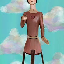 Proyecto del curso: El Santo y la Van. Ilustração digital, Desenho de retrato, Pintura digital e Ilustração tradicional projeto de Amanda Alfaro Segura - 29.06.2021