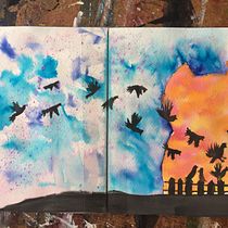 Our projects in Creative Watercolor Sketching for Beginners course. Traditional illustration, Sketching, Creativit, Drawing, Watercolor Painting, and Sketchbook project by Jennifer Dustmann - 01.06.2022