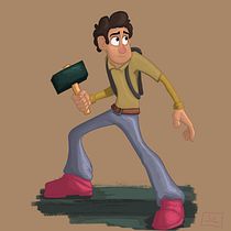 Mi Proyecto del curso: Diseño de personajes digitales: protagonistas con personalidad Ein Projekt aus dem Bereich Traditionelle Illustration, Design von Figuren, Zeichnung, Digitale Illustration und Digitale Zeichnung von Julio Cedillo - 06.01.2022