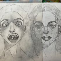 My project in Figure Drawing: The Human Head course. Fine Arts, Pencil Drawing, Drawing, Portrait Drawing, Realistic Drawing, and Figure Drawing project by Carmen Zea - 01.06.2022