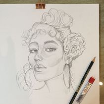 Mi Proyecto del curso: Sketchbook de retrato: explora el rostro humano. Un progetto di Bozzetti, Disegno, Disegno di ritratti, Disegno artistico e Sketchbook di PAOLA SILVA PRO - 06.01.2022