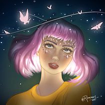 Mi Proyecto del curso: Iluminación y color para retratos digitales en Photoshop . Een project van Traditionele illustratie, Digitale illustratie y  Digitaal schilderij van Romina - 03.01.2022