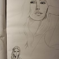 Mein Kursprojekt: Skizzenbuch für Porträts: Erkunde das menschliche Gesicht. Un progetto di Bozzetti, Disegno, Disegno di ritratti, Disegno artistico e Sketchbook di ve_voss - 06.01.2022