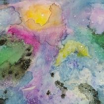 Meu projeto do curso: Técnicas modernas de aquarela. Un progetto di Illustrazione tradizionale, Belle arti, Pittura e Pittura ad acquerello di marcielerommel - 04.01.2022