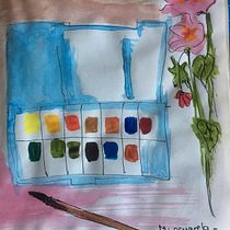 Mi Proyecto del curso: Sketching artístico en acuarela: atrévete a expresar tus ideas . Traditional illustration, Sketching, Creativit, Drawing, Watercolor Painting, and Sketchbook project by Patricia Munzi - 01.07.2022