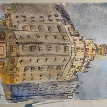 Mi Proyecto del curso: Dibujo arquitectónico con acuarela y tinta. Sketching, Drawing, Watercolor Painting, Architectural Illustration, Sketchbook & Ink Illustration project by Pablo Osorio Marulanda - 01.07.2022