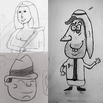 Meu projeto do curso: Introdução à criação de personagens estilo cartoon. Un projet de Illustration traditionnelle, Conception de personnages , et Dessin de eduardo.hawatt - 07.01.2022