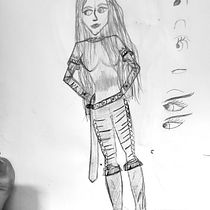 Aelin. Character Design, Comic, and Drawing project by Nina Moore - 01.07.2022