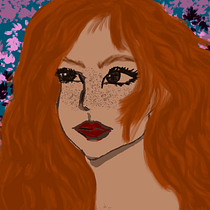 Meu projeto do curso: Retrato digital no Photoshop com um toque de fantasia. Traditional illustration, Drawing, Digital Illustration, Portrait Drawing, Digital Drawing, and Digital Painting project by Carol Silva - 01.07.2022