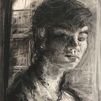 My project in Artistic Charcoal Portraiture: Creating Atmosphere course. Ilustração tradicional, Artes plásticas, Desenho, Desenho de retrato, Desenho realista, e Desenho artístico projeto de leoniei - 08.01.2022