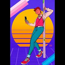 Meu projeto do curso: Ilustração de personagens dinâmicos - 80's vibe. Traditional illustration, Character Design, Comic, Creativit, Drawing, Digital Drawing, and Manga project by Henrique Santana - 01.08.2022
