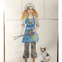 My project in Illustration and Character Development with Watercolor course. Un proyecto de Ilustración tradicional, Diseño de personajes, Pintura y Pintura a la acuarela de Carmen Zea - 26.12.2021