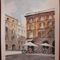 Il mio progetto del corso: Tecniche moderne di acquerello paesaggistico. Un progetto di Pittura e Pittura ad acquerello di Silvio Sorrentino - 08.01.2022