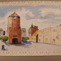 Mój projekt z kursu: Rysunek architektoniczny akwarelą i tuszem. Sketching, Drawing, Watercolor Painting, Architectural Illustration, Sketchbook & Ink Illustration project by Agata Popiel-Machnicka - 01.08.2022