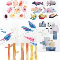 My project in Creative Watercolor Sketching for Beginners course. Traditional illustration, Sketching, Creativit, Drawing, Watercolor Painting, and Sketchbook project by Alexandra Sandu - 01.08.2022