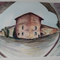 Il mio progetto del corso: Disegno architettonico con acquerello e inchiostro. Sketching, Drawing, Watercolor Painting, Architectural Illustration, Sketchbook & Ink Illustration project by benellialessia - 01.09.2022