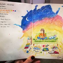 My project in Exploratory Sketchbook: Find Your Drawing Style course. Traditional illustration, Sketching, Creativit, Drawing, Watercolor Painting, Sketchbook, and Gouache Painting project by Irene - 01.09.2022