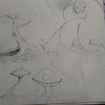 One Sitting's Worth of Sketches. Traditional illustration, Sketching, Creativit, Drawing, and Sketchbook project by Grace - 01.08.2022