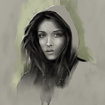 My project in Artistic Charcoal Portraiture: Creating Atmosphere course. Ilustração tradicional, Artes plásticas, Desenho, Desenho de retrato, Desenho realista, e Desenho artístico projeto de Simon Lovell - 05.01.2022