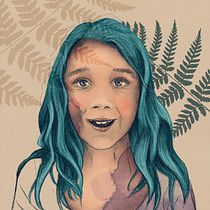 My project in Illustrated Portraits with Procreate course. Ilustração tradicional, Ilustração vetorial, Ilustração digital, e Desenho de retrato projeto de Kat Greenbrook - 09.01.2022