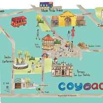 My project in Illustrated Map Creation: Reflecting a City's Essence course. Traditional illustration, Infographics, Drawing, Digital Illustration, and Digital Painting project by Cristina Nava - 01.08.2022