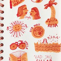 My project in Illustrated Life Journal: A Daily Mindful Practice course. Fine Arts, Sketching, Creativit, Drawing, and Sketchbook project by Eva Lundberg - 01.10.2022