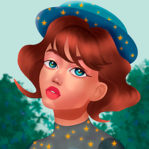 Meu projeto do curso: Personagens femininas poderosas: ilustre confiança e diversidade. Traditional illustration, Painting, Digital Illustration, Digital Drawing, and Digital Painting project by hilher gustavo - 01.10.2022