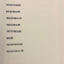 My project in Introduction to Foundational Calligraphy course. Un projet de Calligraphie de Namrata Wadhwana - 10.01.2022