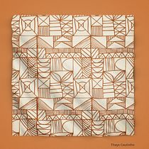 Desenho de estampas têxteis - Geometria e Marcadores. Traditional illustration, Accessor, Design, Costume Design, Pattern Design, Fashion Design, Printing, and Textile Printing project by Thays Coutinho - 01.10.2022
